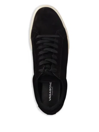 Vagabond Suede Low-top Sneakers In Black