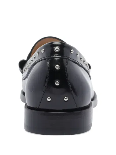 Stuart Weitzman Loafers With Studded Detailing And Tassel Embellishment In Black
