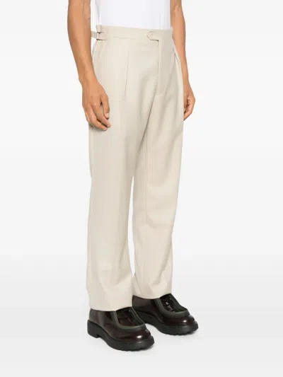 Fursac Wool Trousers In Neutral