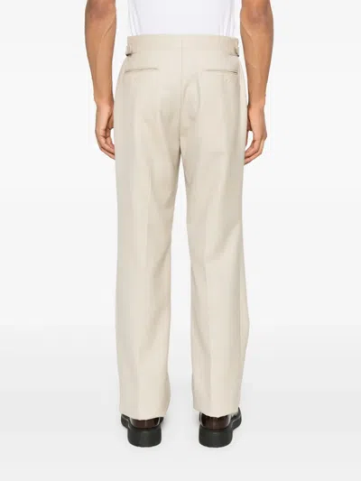 Fursac Wool Trousers In Neutral