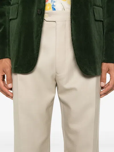 Fursac Wool Trousers In Neutral