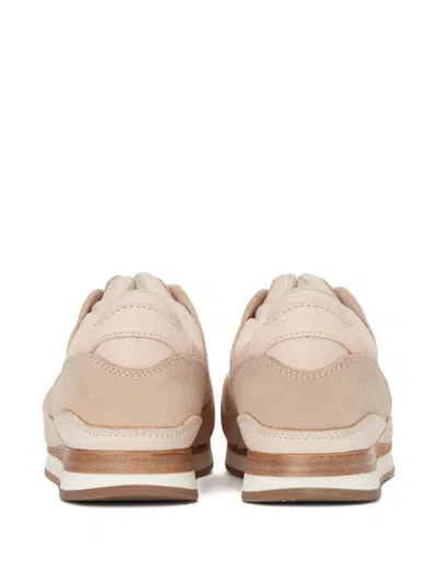 Hender Scheme Leather Panel Sneakers In Pink