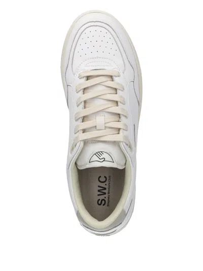 Stepney Workers Club Pro-cup 01 Leather Trainers In White