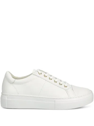 Vagabond Zoe Lace-up Platform Sneakers In White