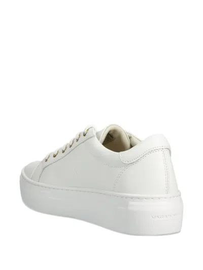 Vagabond Zoe Lace-up Platform Sneakers In White