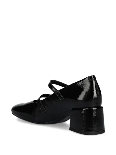 Vagabond 55mm Adison Double-buckle Patent Pumps In Black