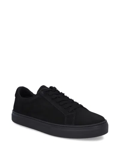 Vagabond Suede Panelled Sneakers In Black