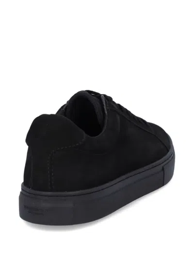 Vagabond Suede Panelled Sneakers In Black