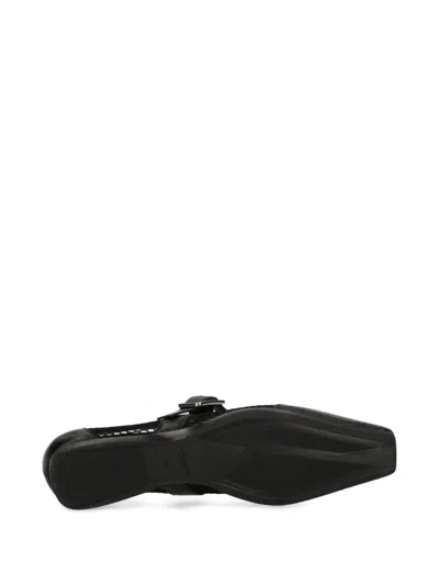 Vagabond Wioletta Buckle-fastening Mesh Ballet Flats In Multi