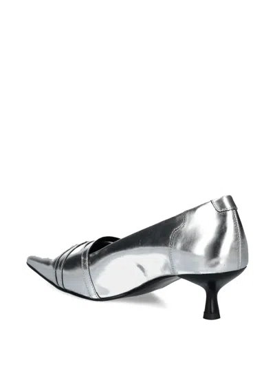 Vagabond 50mm Lykke Pointed-toe Buckle Pumps In Metallic
