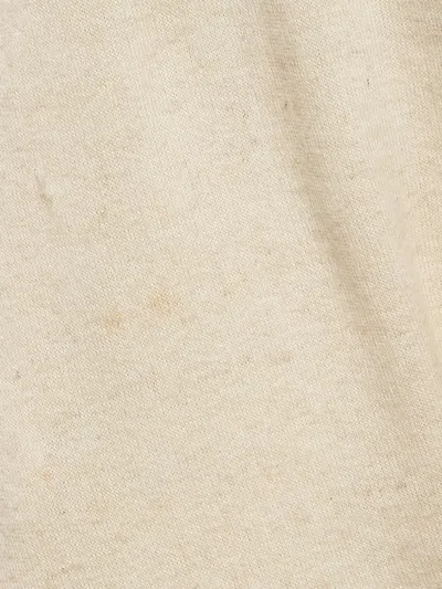 Pre-owned Balmain Paneled Drawstring Trousers In Neutral