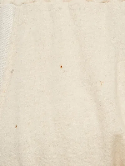 Pre-owned Balmain Paneled Drawstring Trousers In Neutral