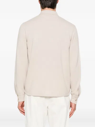 Eleventy Button-fastening Pocket Shirt In Pink