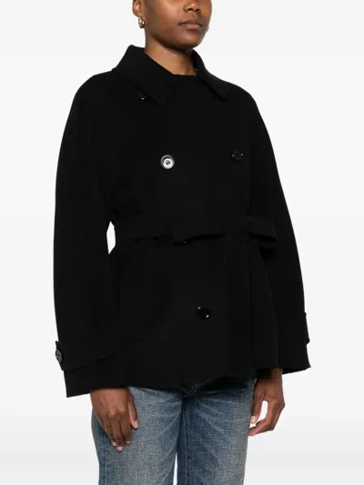 's Max Mara Louis Belted Double-breasted Peacoat