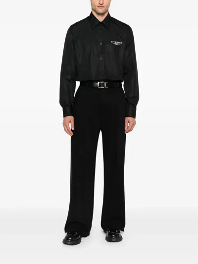 Givenchy Classic Fit Black Button-down Shirt In Black