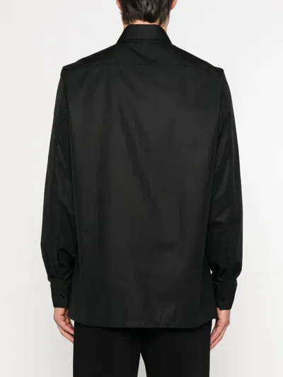 Givenchy Classic Fit Black Button-down Shirt In Black
