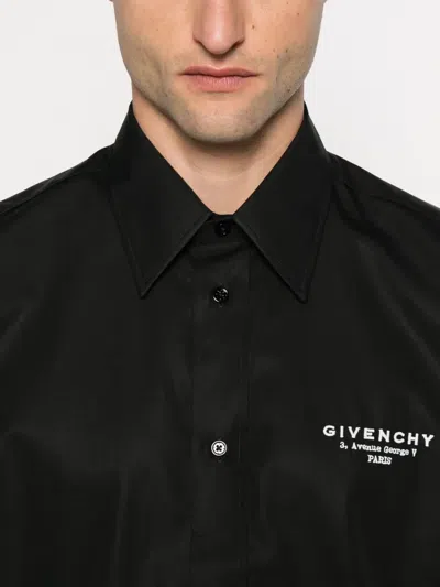 Givenchy Classic Fit Black Button-down Shirt In Black