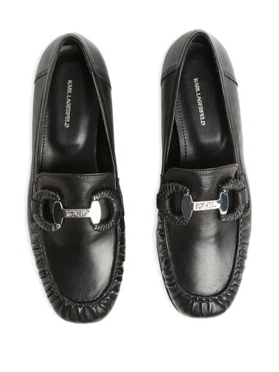 Karl Lagerfeld Eleia Buckle-detail Loafers