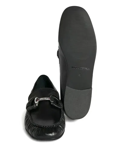 Karl Lagerfeld Eleia Buckle-detail Loafers