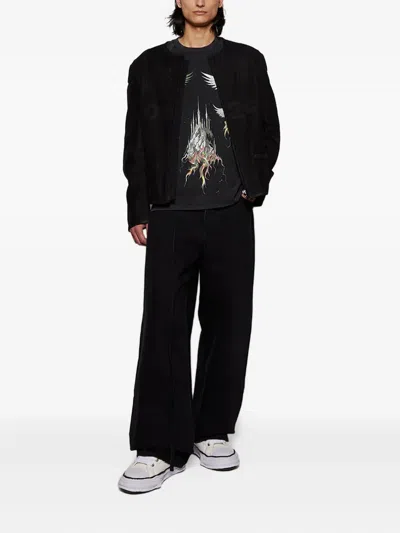 Who Decides War Nefarious Printed T-shirt In Black