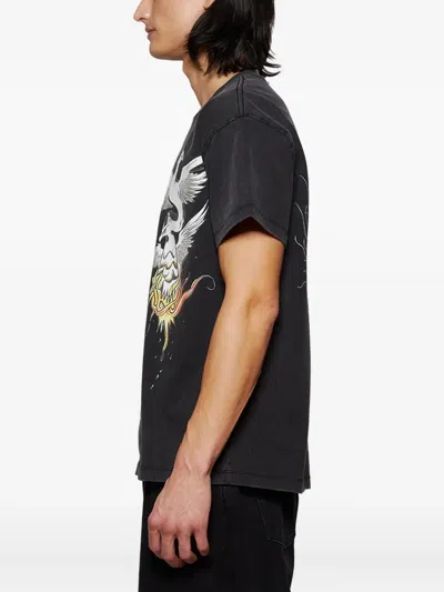 Who Decides War Nefarious Printed T-shirt In Black