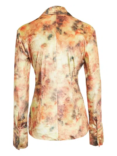 Pre-owned Nanushka 2023 Floral-print Shirt