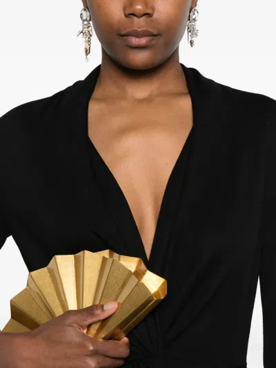Chiara Boni La Petite Robe Twist-detail Midi Dress In Black