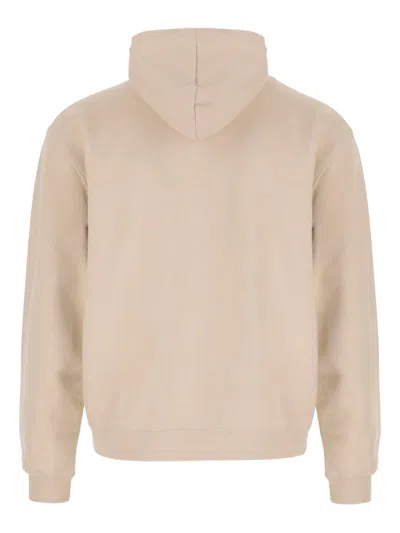 Jacquemus Ribbed Hooded Sweater Featuring Gros Grain In Gray