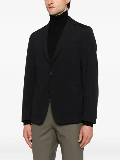 Hugo Boss Single-breasted Blazer In Black