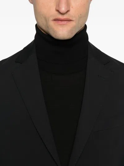 Hugo Boss Single-breasted Blazer In Black
