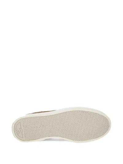 Stepney Workers Club Pearl S-strike Suede Panelled Trainers In Brown