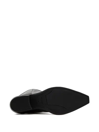 Vagabond 40mm Kelsey Pointed-toe Leather Boots In Black
