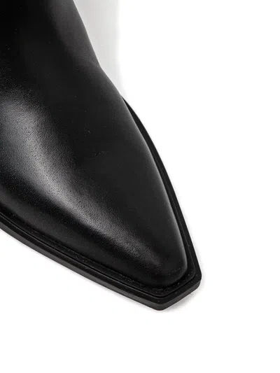 Vagabond 40mm Kelsey Pointed-toe Leather Boots In Black