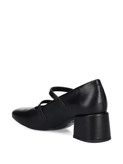 Vagabond Double-buckle Block-heel Pumps In Animal Print