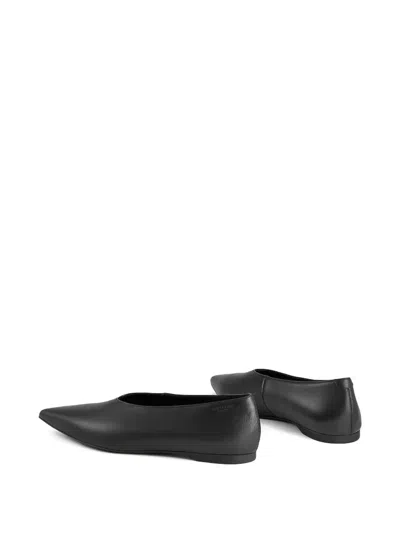Vagabond Hermine Pointed-toe Ballet Flats In Black