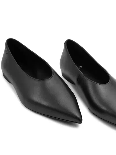 Vagabond Hermine Pointed-toe Ballet Flats In Black