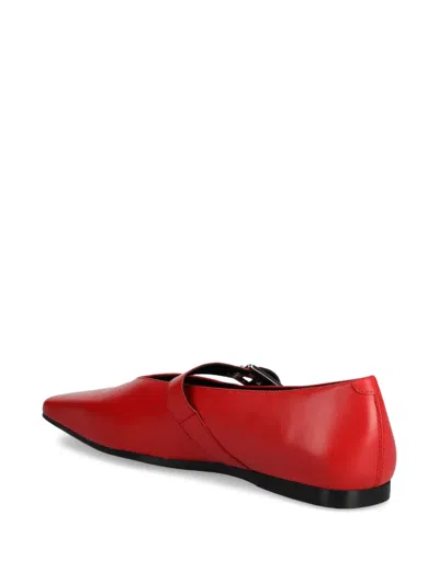 Vagabond Wioletta Buckle-strap Ballet Flats In Orange