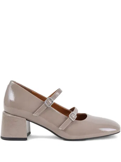 Vagabond 55mm Adison Double-buckle Block-heel Pumps In Multi
