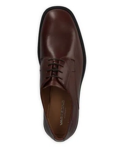 Vagabond Leather Lace-up Shoes In Brown