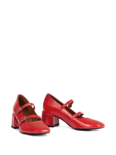 Vagabond 55mm Adison Double-buckle Block-heel Pumps In Multi