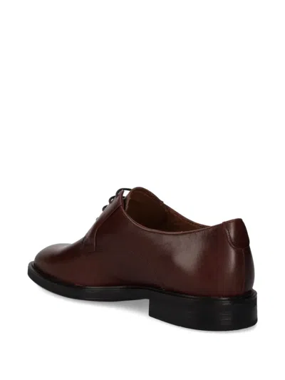 Vagabond Leather Lace-up Shoes In Brown