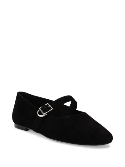 Vagabond Jolin Buckle-strap Ballet Flats In Black