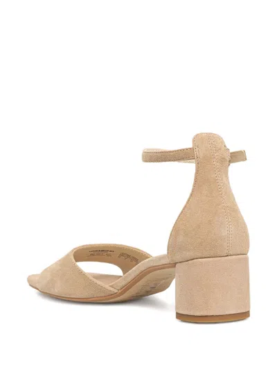 Vagabond 45mm Piper Block-heel Ankle-strap Sandals In Gold