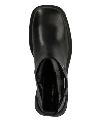 Vagabond Dorah Buckle-strap Boots In Black