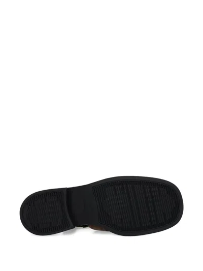 Vagabond Ellis Caged Buckle Sandals In Brown