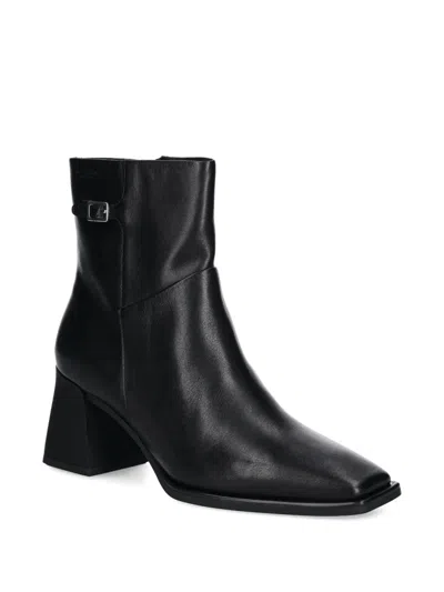 Vagabond 70mm Block-heel Square-toe Boots In Black