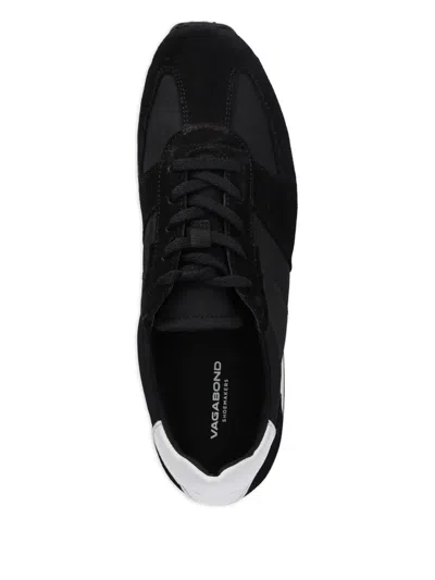 Vagabond Yasmin Suede-panel Sneakers In Black