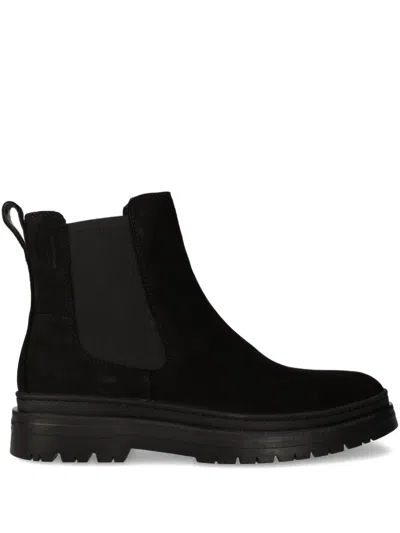 Vagabond Leather Chelsea Boots In Black