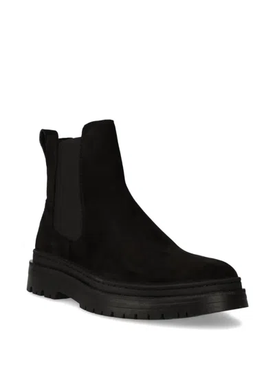 Vagabond Leather Chelsea Boots In Black