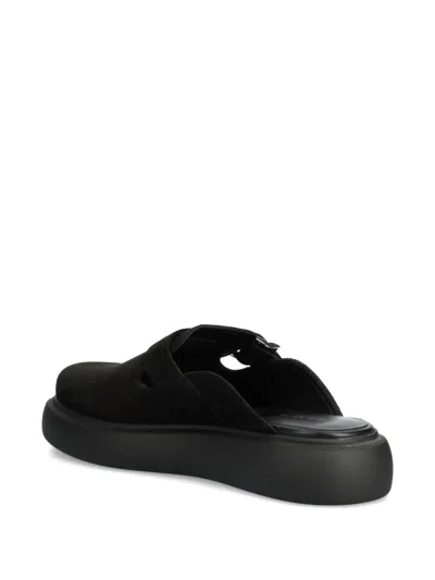 Vagabond Blenda Buckle-detail Platform Mules In Black